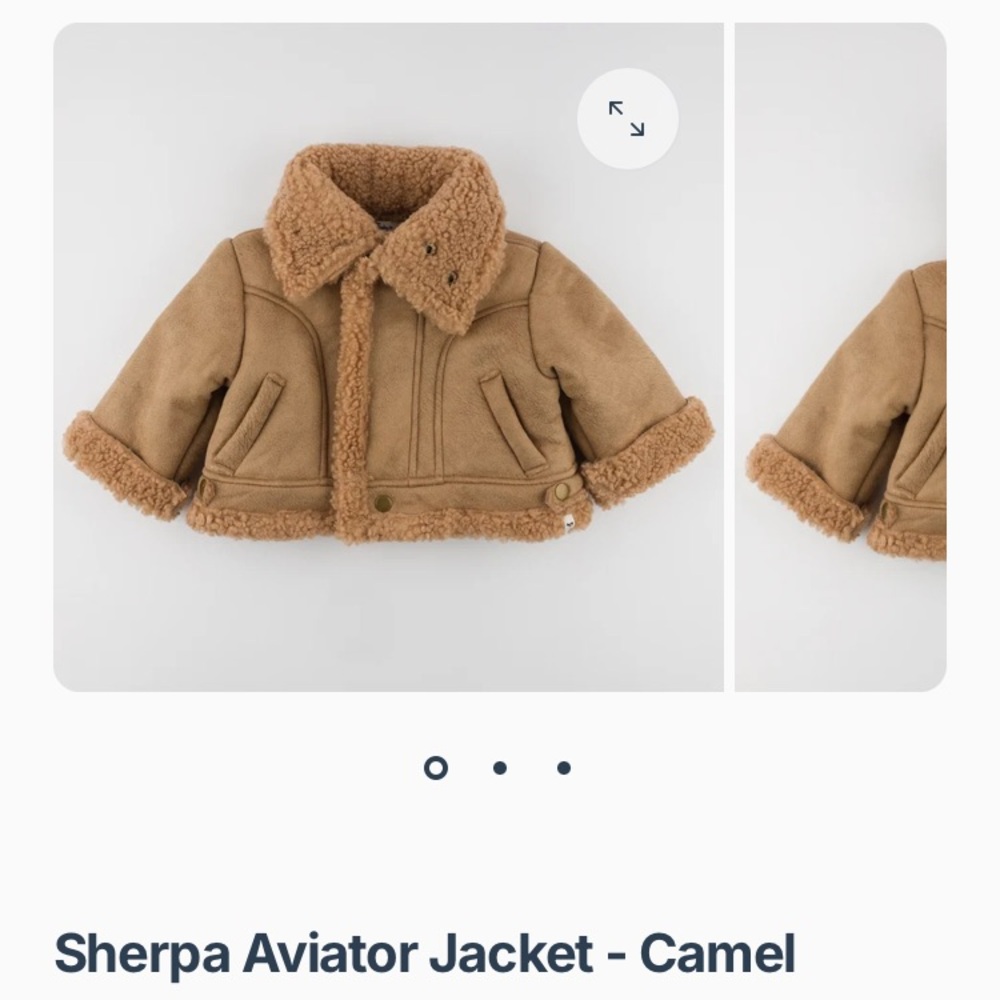 Oh baby! 12-18 months NWT Sherpa aviator jacket